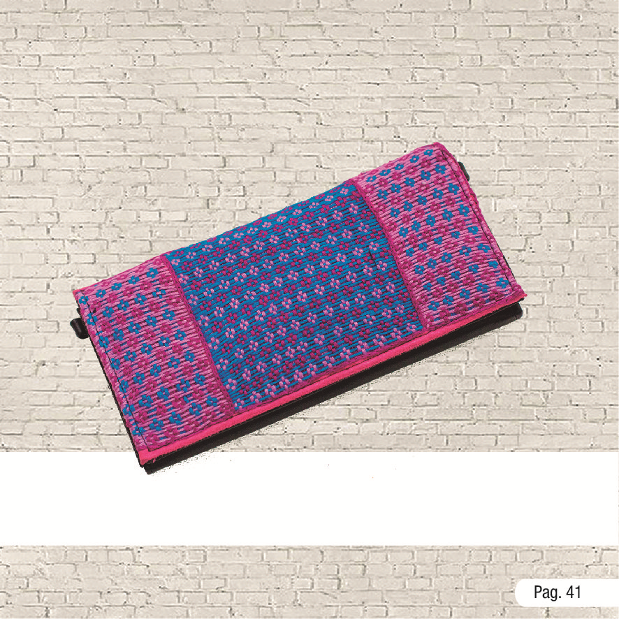 MEDIUM EMBROIDERED WALLET